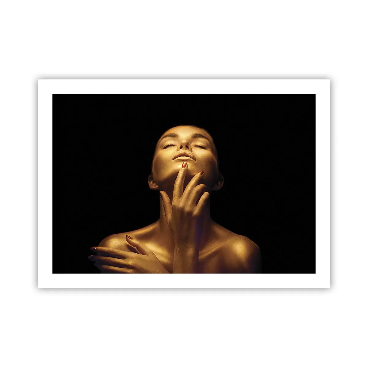 Plakat - Som gylden silke - 70x50 cm