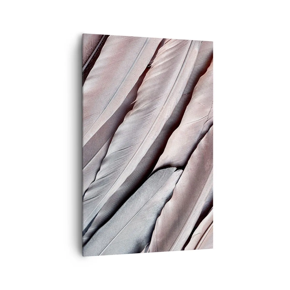 Lærredstryk - Billede på lærred - I lyserødt sølv - 80x120 cm