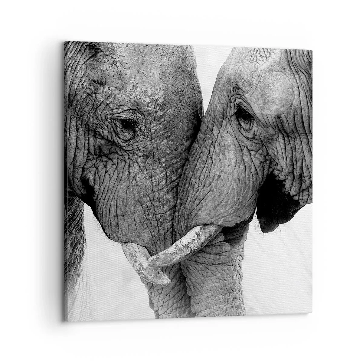 Lærredstryk - Billede på lærred - Hjertelig tilståelse - 50x50 cm