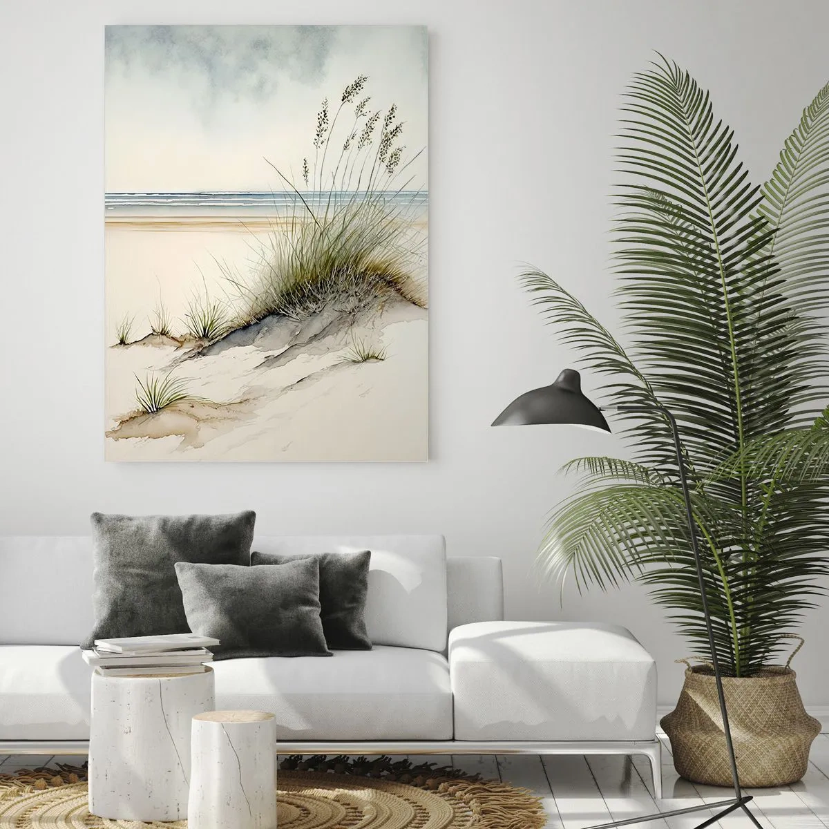 Billede på glas - Forkælet af vinden - 50x70 cm