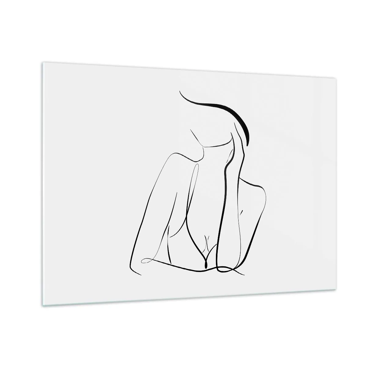 Billede på glas - På bølgen af en drøm - 100x70 cm