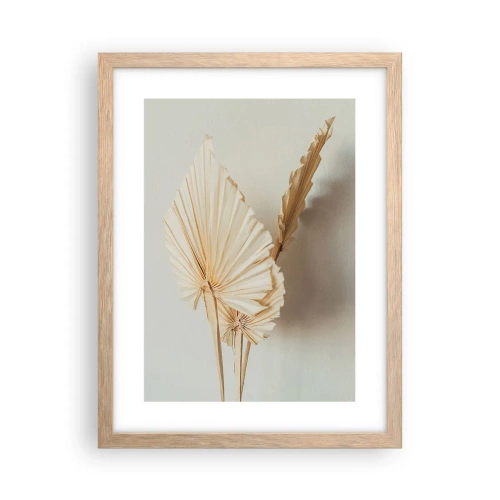 Plakat i ramme af lyst egetræ - Når du har brug for trøst - 30x40 cm