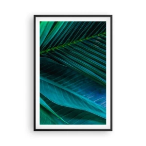 Plakat i sort ramme - Anatomi af en grøn - 61x91 cm