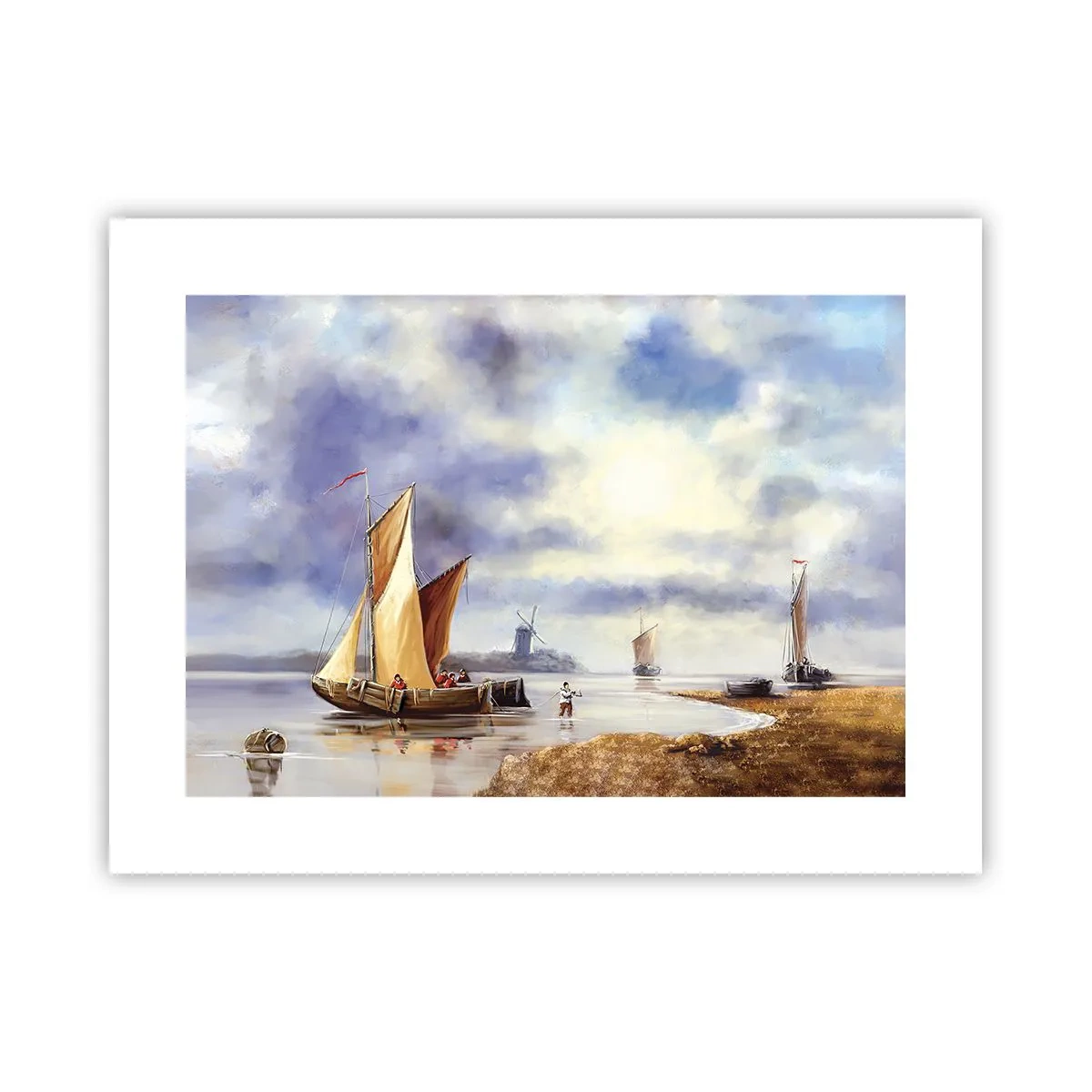 Plakat - Sømændenes tilbagevenden - 40x30 cm