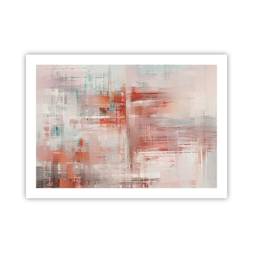 Plakat - Diset. Hvor er dog det lyserødt - 70x50 cm