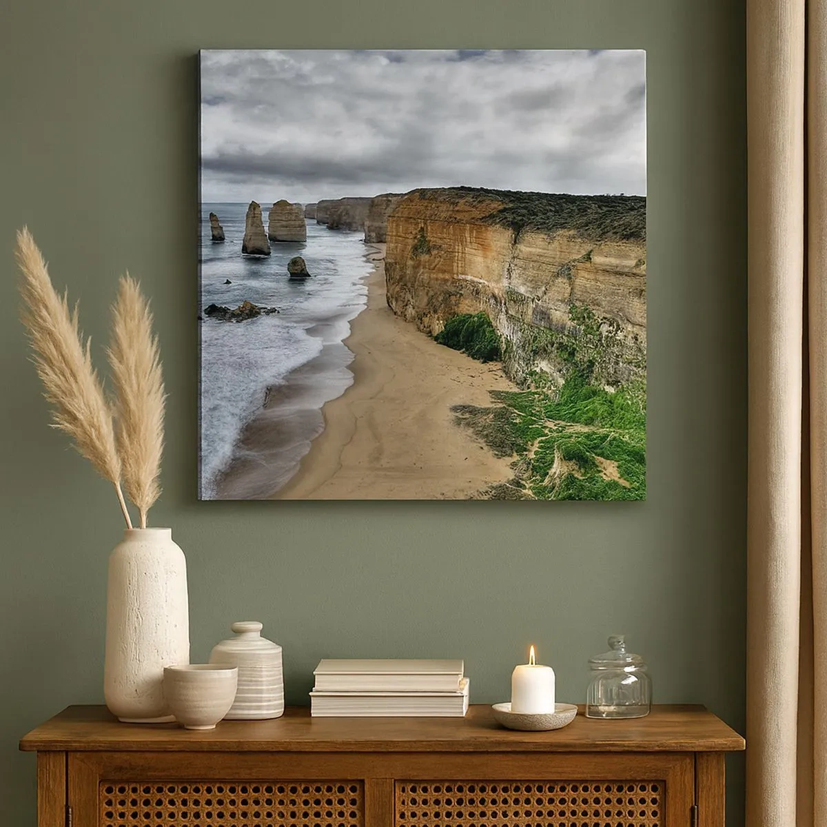 Lærredstryk - Billede på lærred - Rå skønhed - 30x30 cm