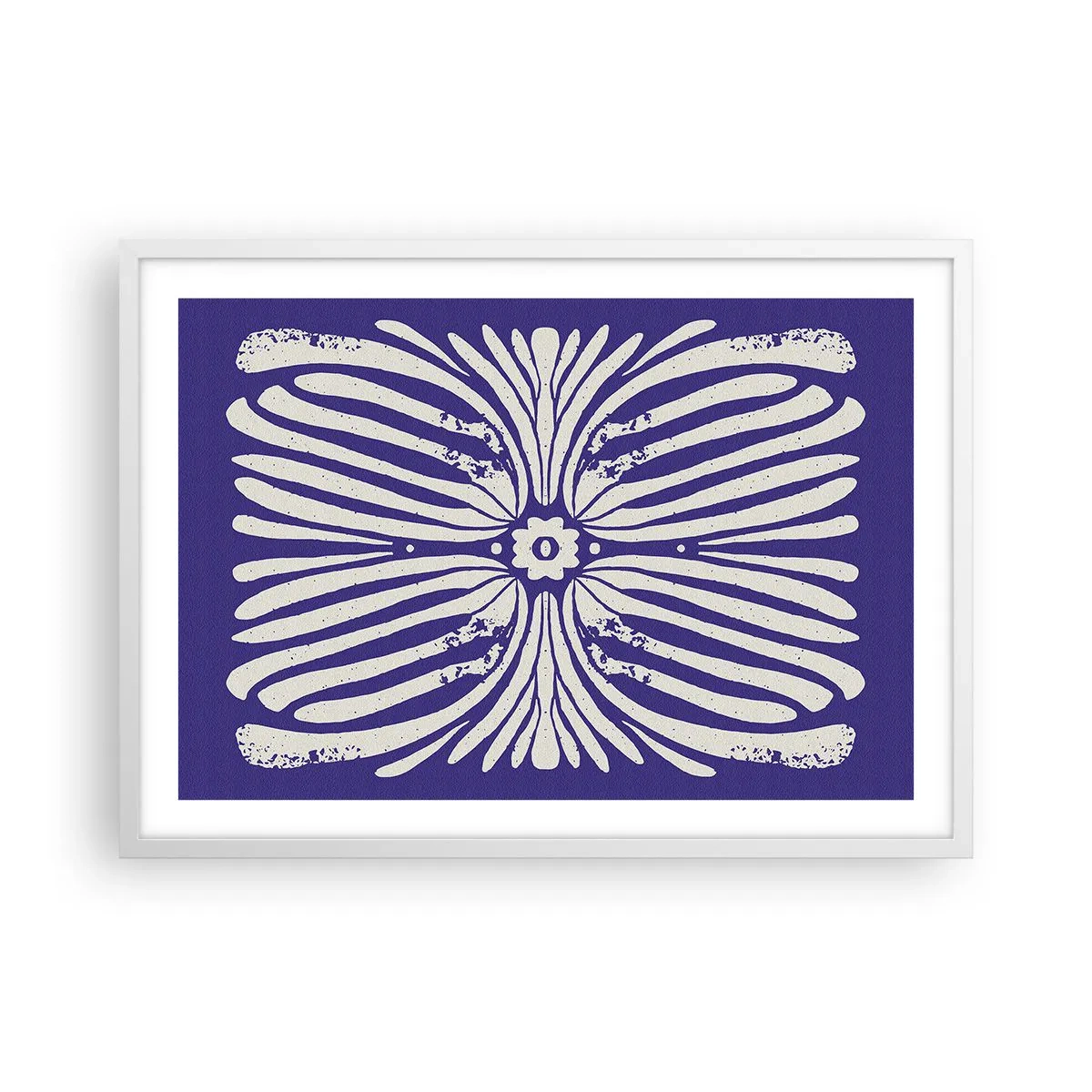 Plakat i hvid ramme - Etniske inspirationer - 70x50 cm