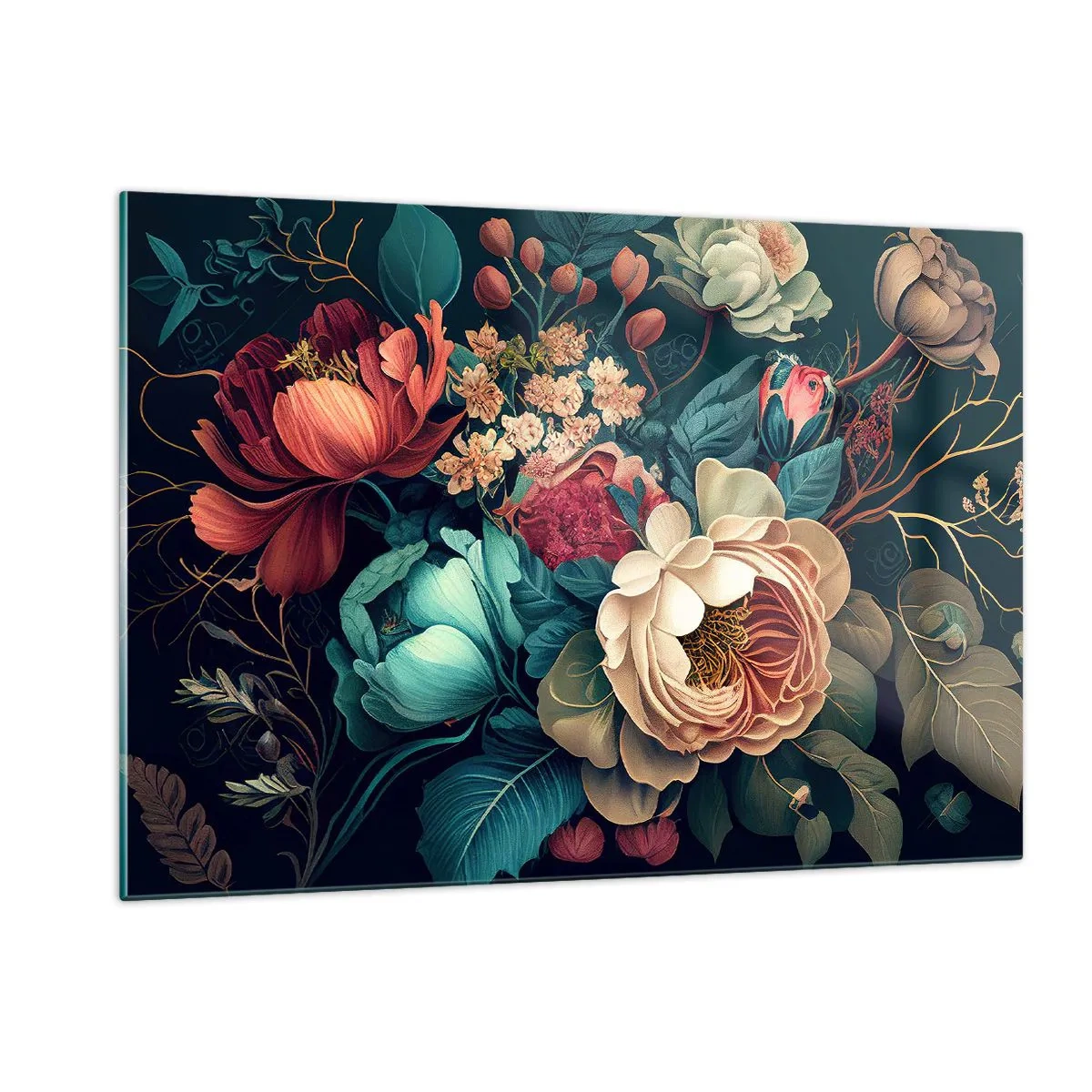 Billede på glas - Charme fra det 19. århundrede - 120x80 cm