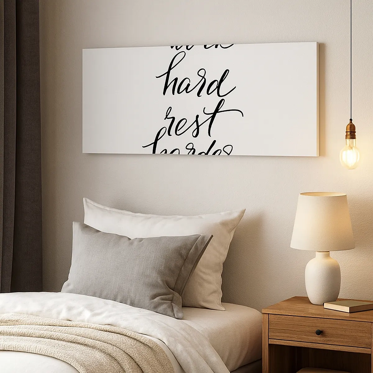 Lærredstryk - Billede på lærred - Balance i livet - 30x30 cm