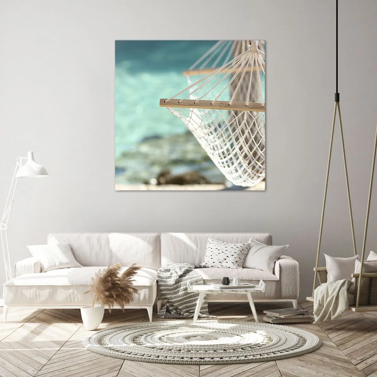 Lærredstryk - Billede på lærred - Tid til afslapning - 50x50 cm