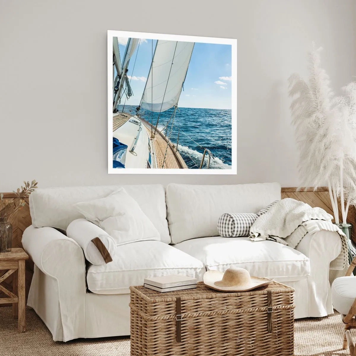 Plakat - Ahoj , eventyr - 40x40 cm