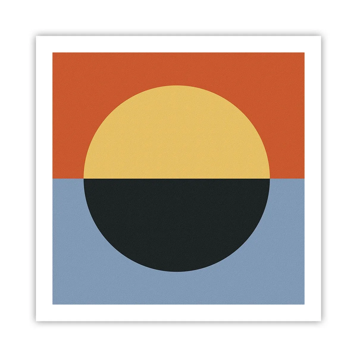 Plakat - En sammensætning af varme og kølighed - 60x60 cm