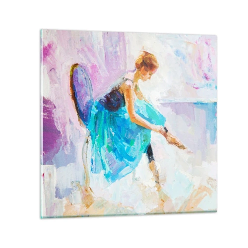 Billede på glas - Ubeskrivelig ynde, subtil charme - 30x30 cm