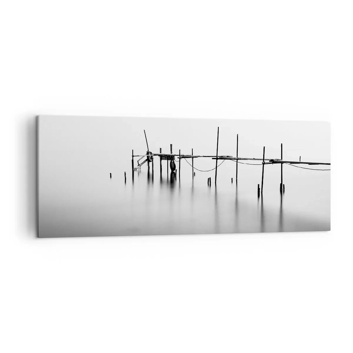 Lærredstryk - Billede på lærred - Hvad nu, hvis verden ikke eksisterer? - 140x50 cm