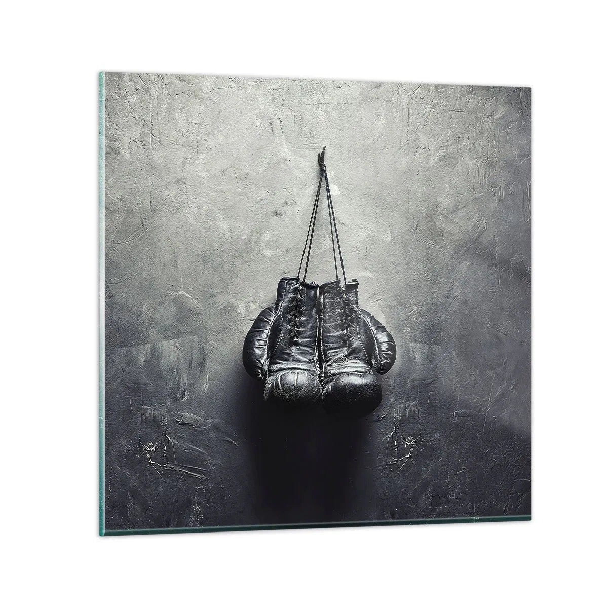 Billede på glas - En tid med kamp og en tid med fred - 30x30 cm