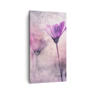 Lærredstryk - Billede på lærred - En drøm af blomster - 45x80 cm