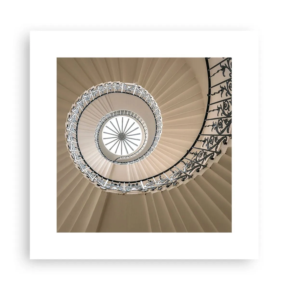 Plakat - I midten af en skal - 30x30 cm