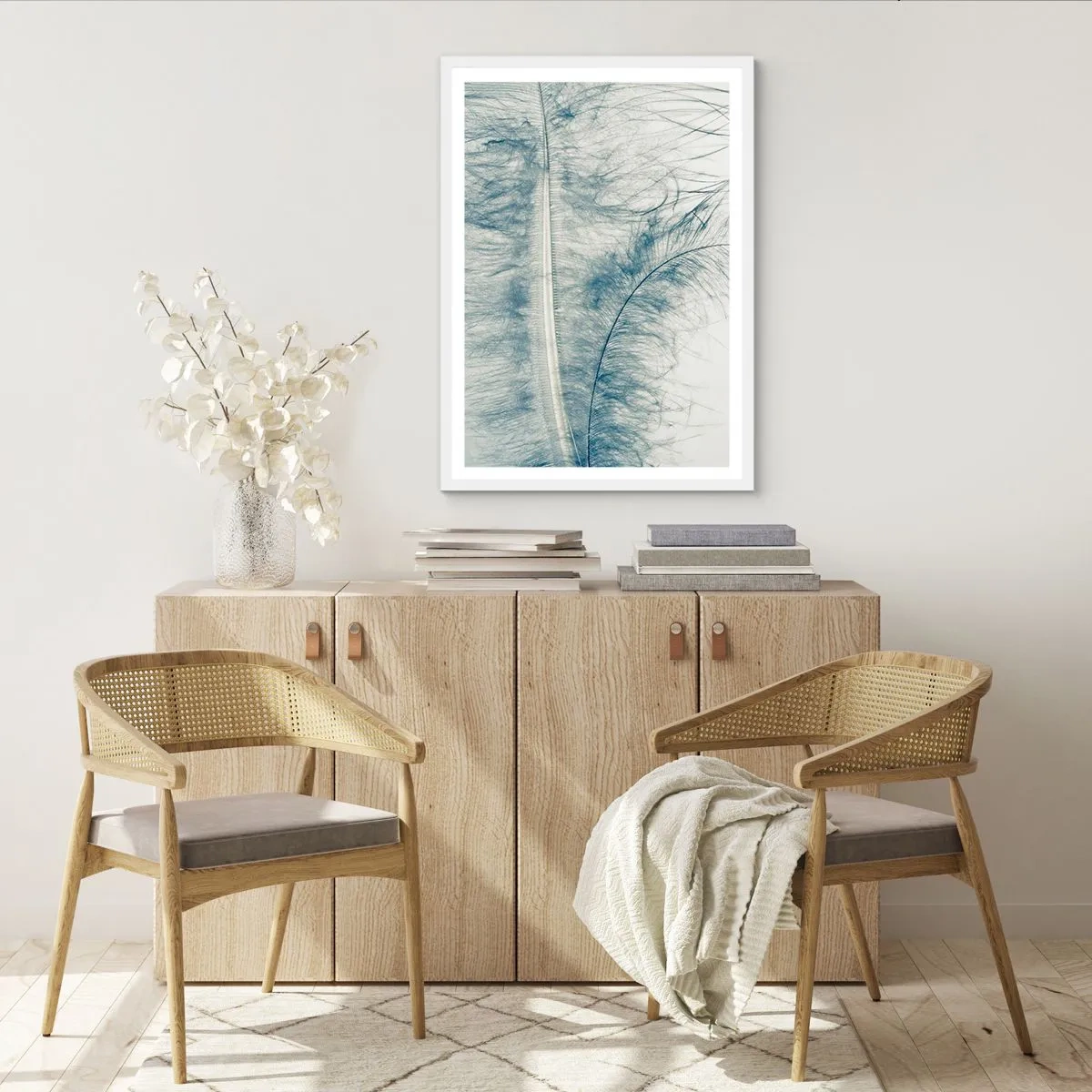 Plakat i hvid ramme - Naturens hvisken - 50x70 cm