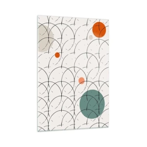 Billede på glas - I popkunstens ånd - 70x100 cm