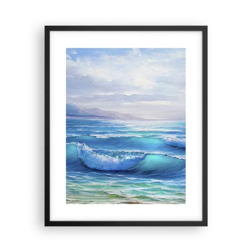 Plakat i sort ramme - Giver trøst - 40x50 cm