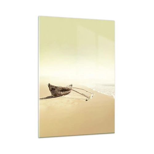 Billede på glas - Et minde om Sydhavet - 50x70 cm