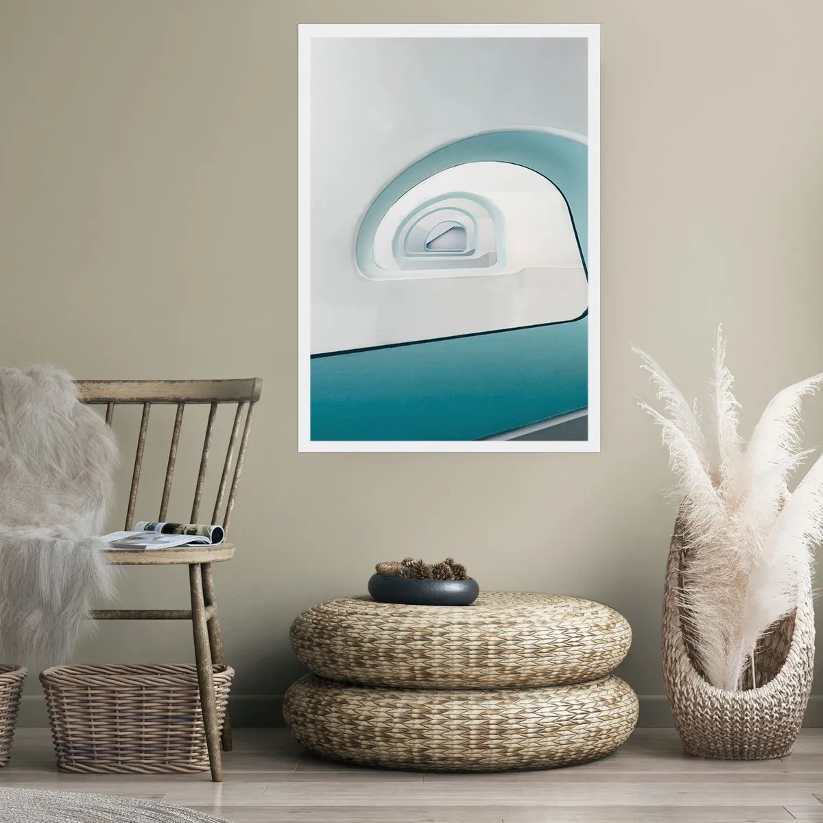 Plakat - Til bunden af det blå - 70x100 cm