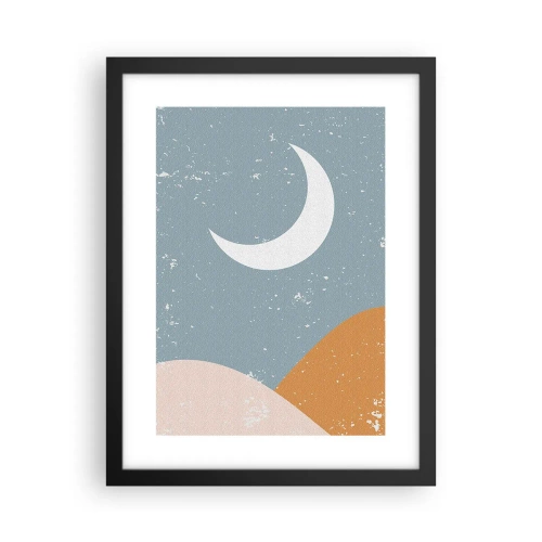 Plakat i sort ramme - De mange nætters mirakel - 30x40 cm