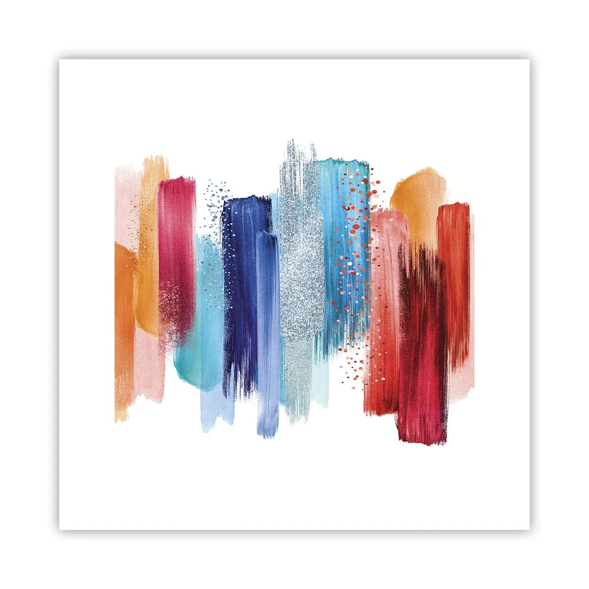 Plakat - Op og ned  - 30x30 cm