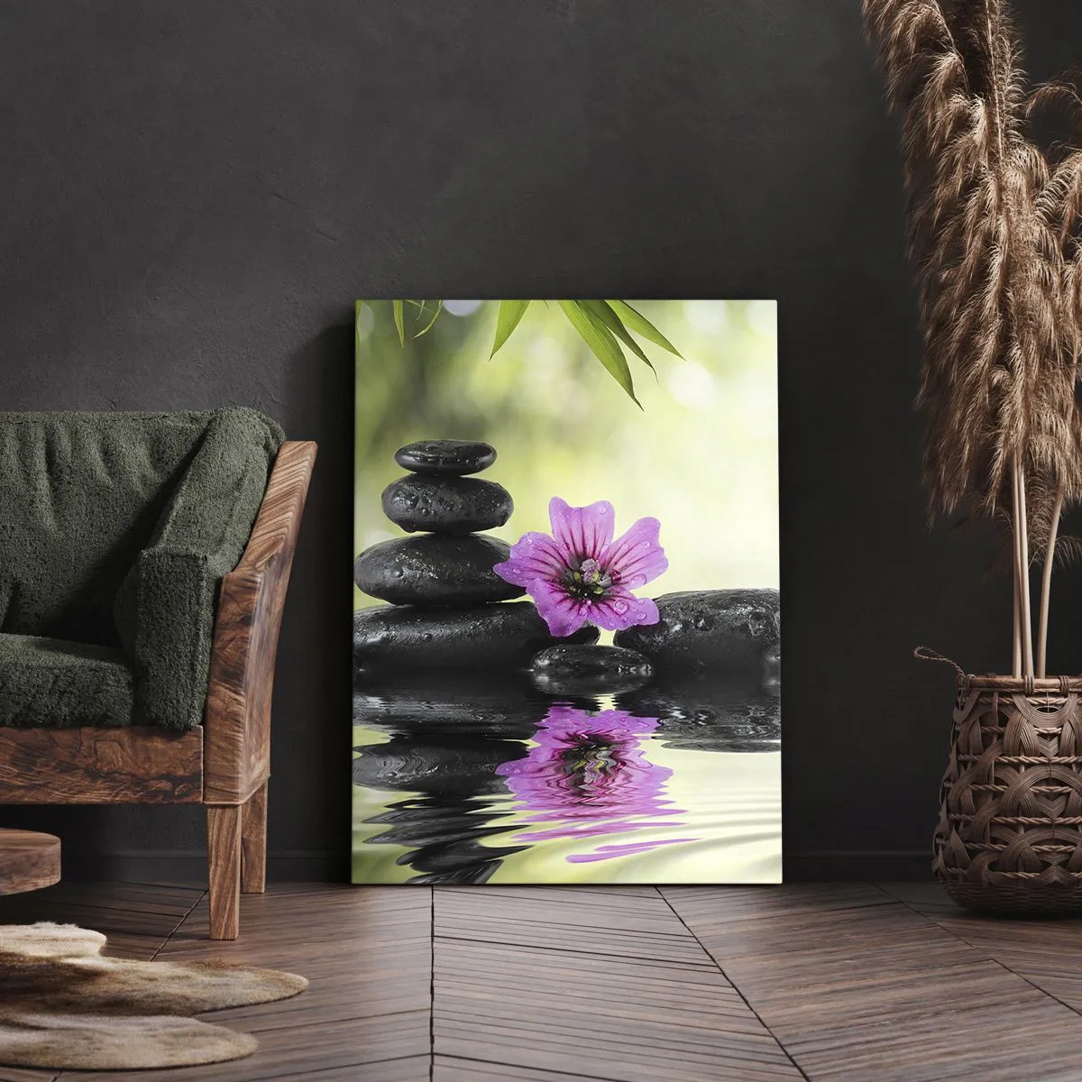 Lærredstryk - Billede på lærred - Tid til sjælen - 50x70 cm