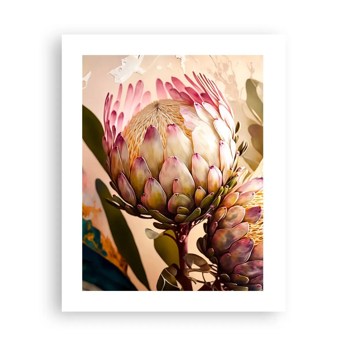 Plakat - Ømt omfavnet - 40x50 cm