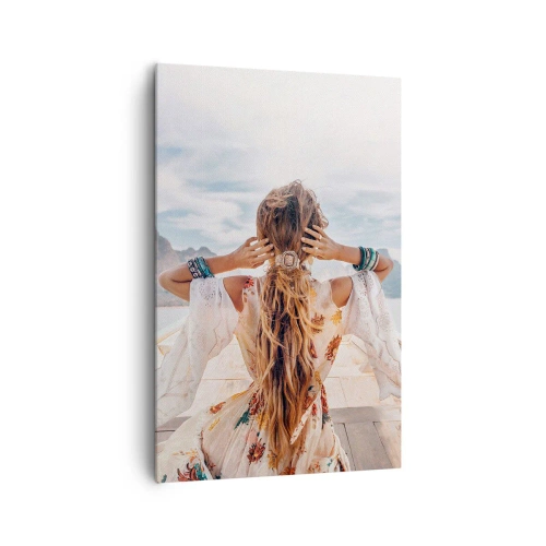 Lærredstryk - Billede på lærred - På vej mod lykken - 80x120 cm