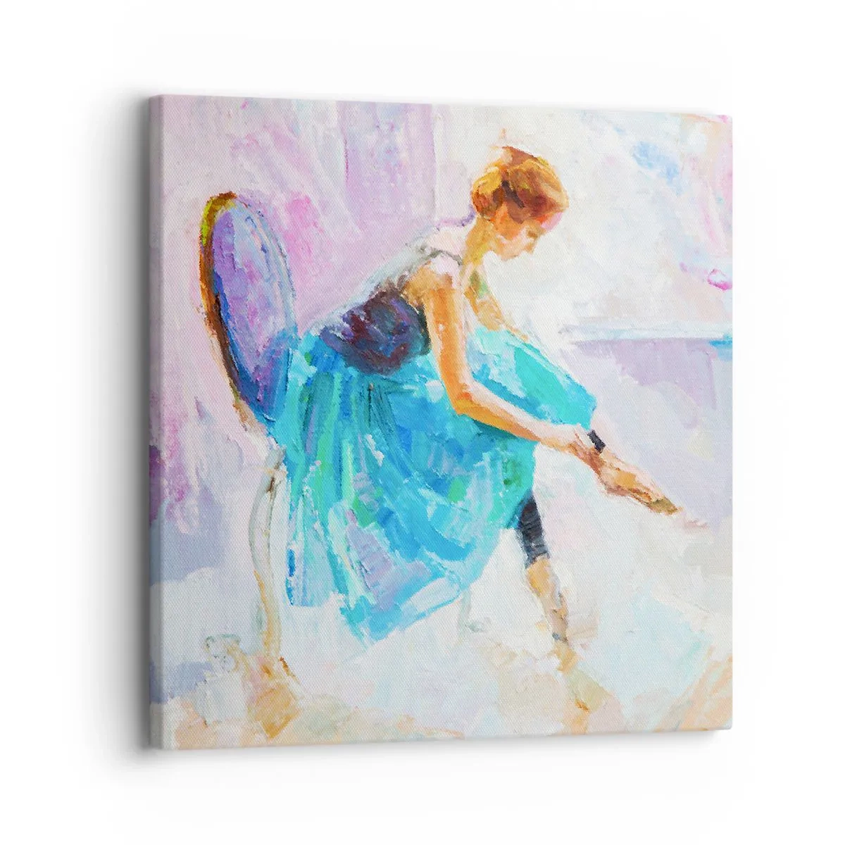 Lærredstryk - Billede på lærred - Ubeskrivelig ynde, subtil charme - 30x30 cm
