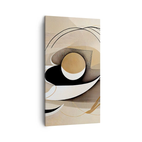 Lærredstryk - Billede på lærred - Komposition: essensen af ting - 45x80 cm