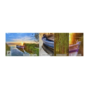 Prøve Fototapet Premium Sand - Bugt med opfyldte drømme - Landskab, Sø, Łódź - 100x30 cm