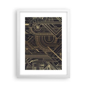 Plakat i hvid ramme - Koncepter, idéer, planer - 30x40 cm