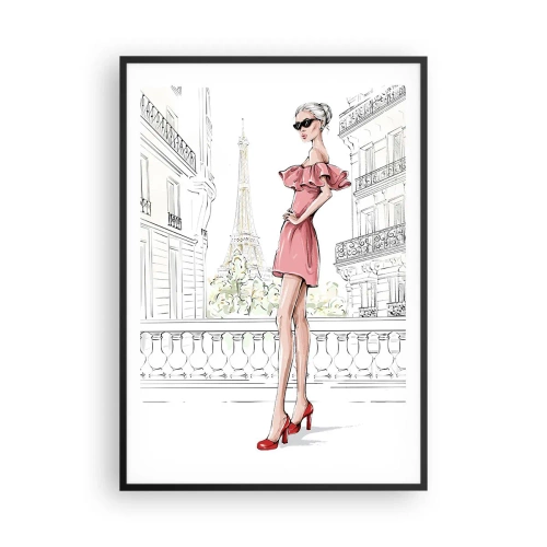 Plakat i sort ramme - Modens kunst - 70x100 cm