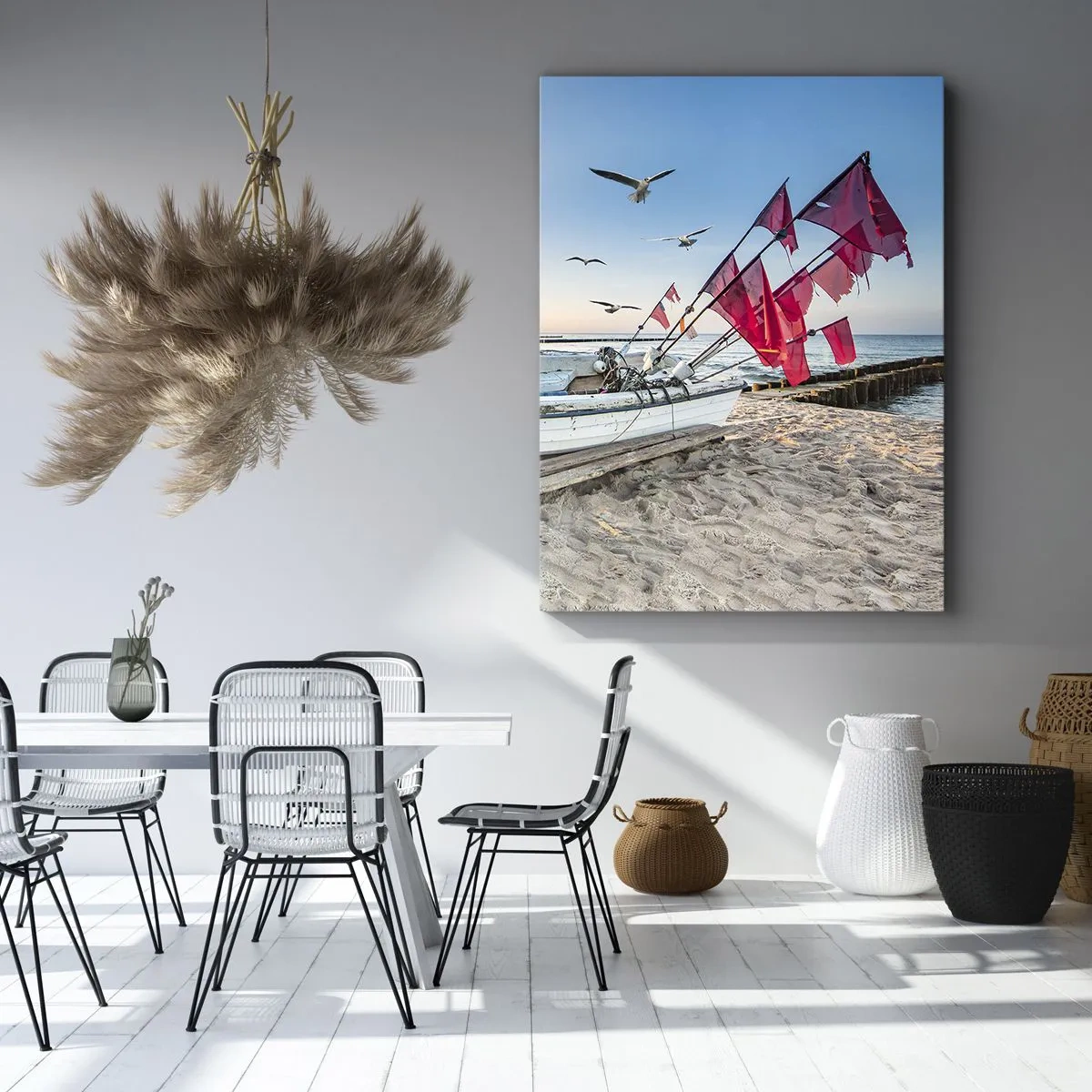 Lærredstryk - Billede på lærred - Et velfortjent hvil - 50x70 cm