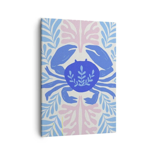 Lærredstryk - Billede på lærred - Som en havblomst - 50x70 cm
