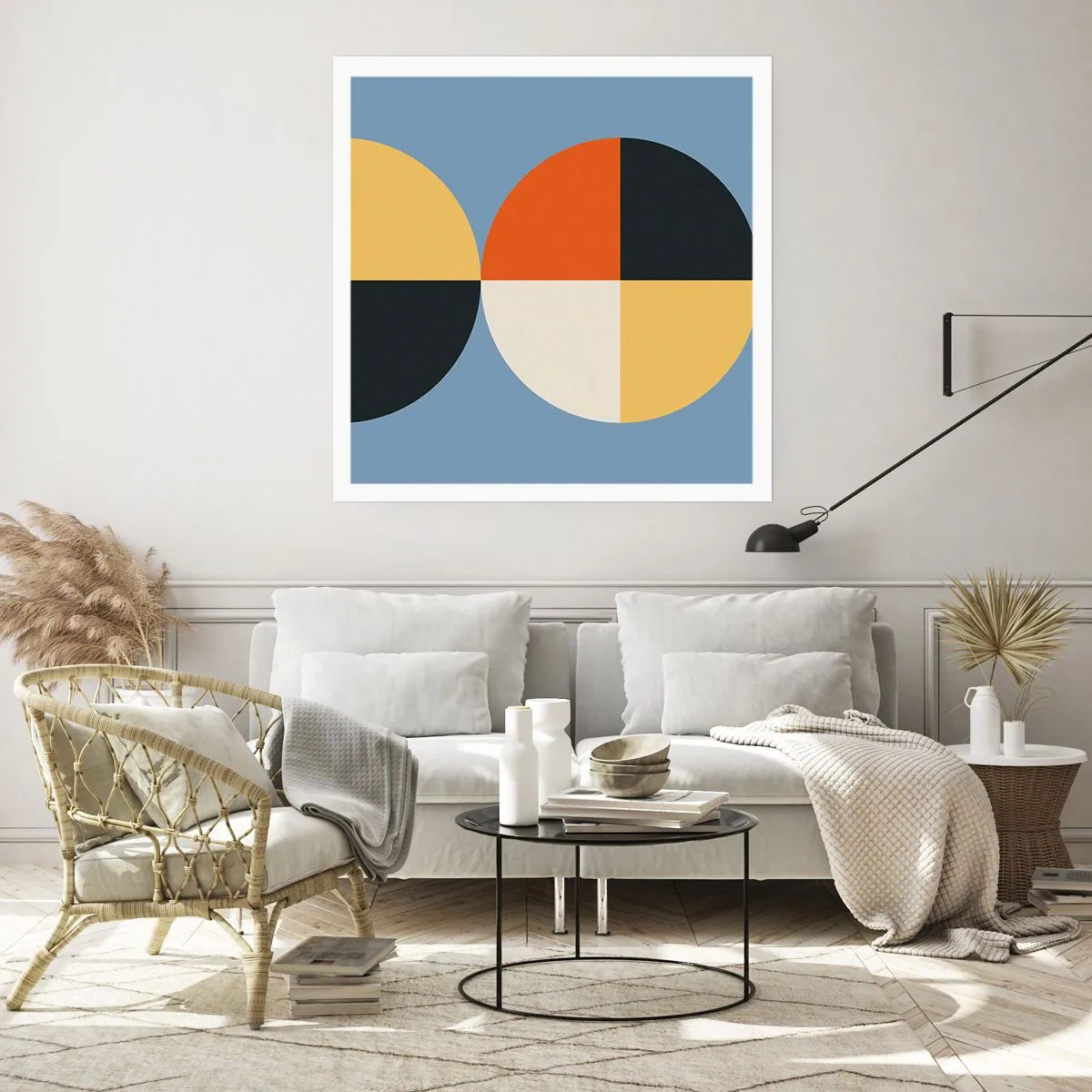 Plakat - Se og tæl - 60x60 cm