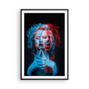 Plakat i sort ramme - Alter ego - 61x91 cm