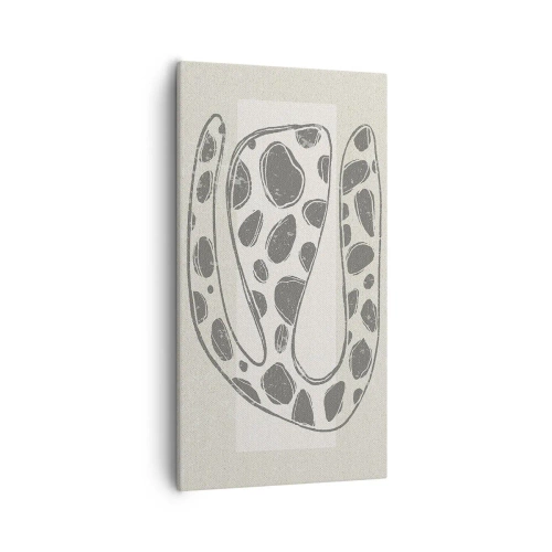 Lærredstryk - Billede på lærred - Bizart væsen - 55x100 cm