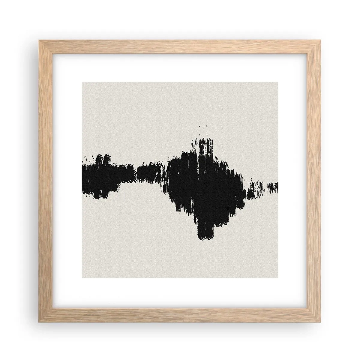 Plakat i ramme af lyst egetræ - Fantasiens vibrationer - 30x30 cm