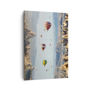 Lærredstryk - Billede på lærred - Alt er muligt her - 50x70 cm