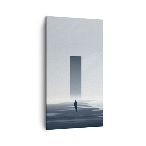 Lærredstryk - Billede på lærred - Mulighed eller trussel? - 45x80 cm