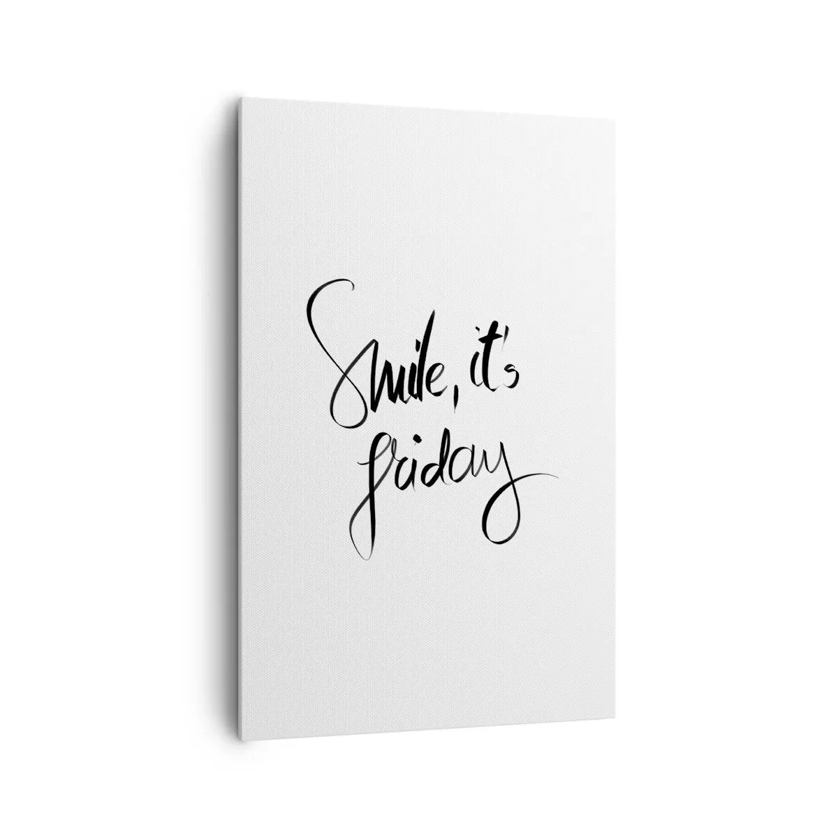 Lærredstryk - Billede på lærred - Ægte glæde - 80x120 cm