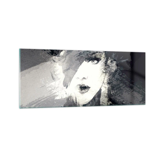 Billede på glas - Bag et gråt slør - 100x40 cm