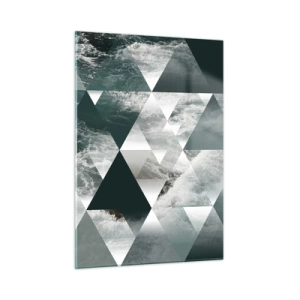 Billede på glas - Et krystalperspektiv - 50x70 cm