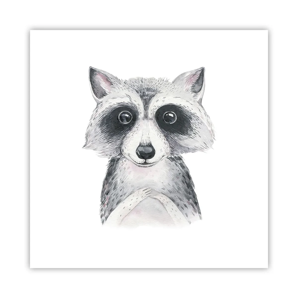 Plakat - Et øjeblik til at trække på skuldrene - 40x40 cm