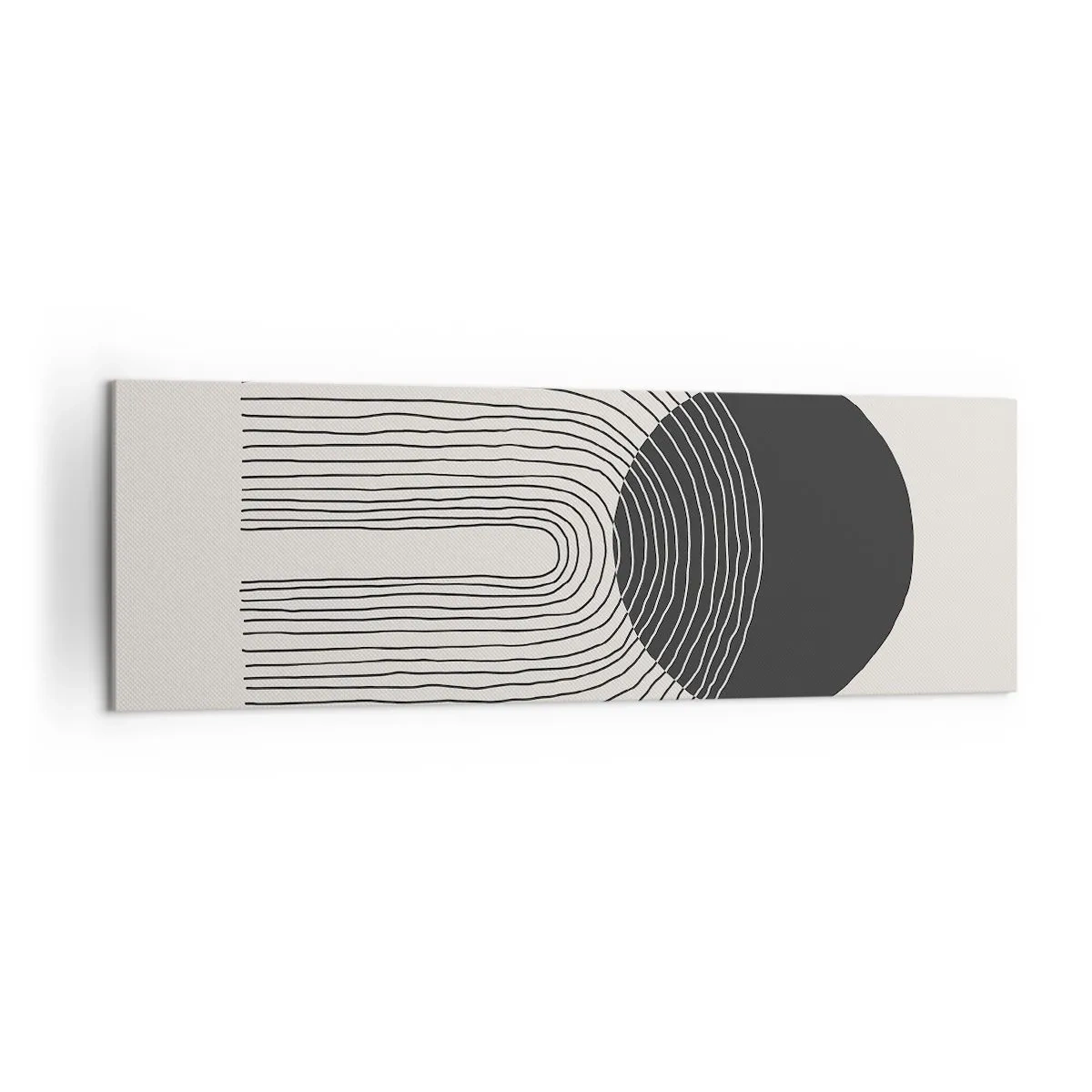 Lærredstryk - Billede på lærred - Rystende og selvsikker - 160x50 cm