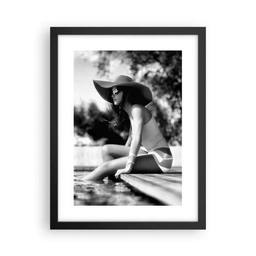 Plakat i sort ramme - Sommerdrøm - 30x40 cm